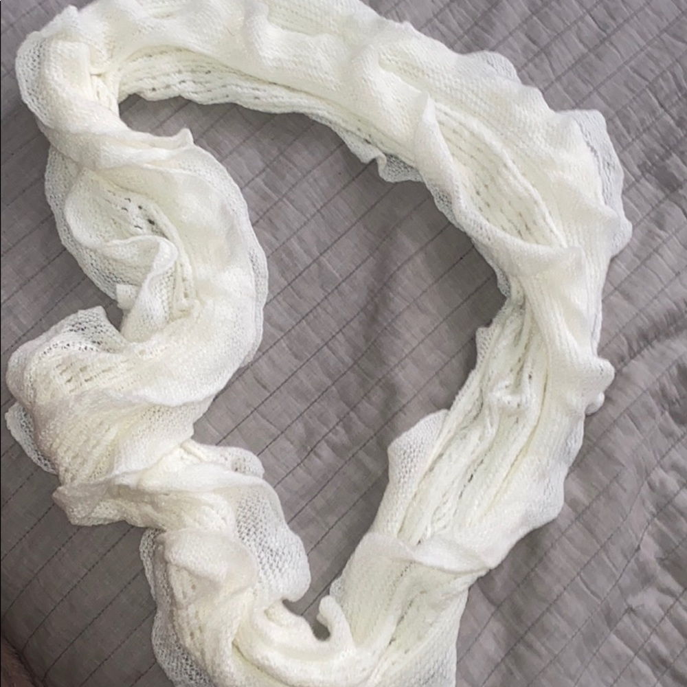 White scarf